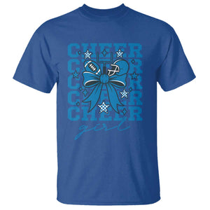 Proud Cheer Girl T Shirt Football Team Supporter Gift TS12 Royal Blue Print Your Wear
