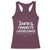 Santa Favorite Cheerleader Racerback Tank Top Christmas Cheerleading Gift - Print Your Wear