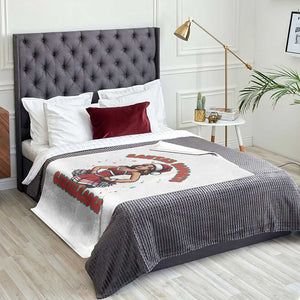 Santa Favorite Cheerleader Throw Blanket Funny Christmas Cheer Gift TS12 Print Your Wear