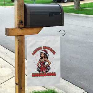 Santa Favorite Cheerleader Garden Flag Funny Christmas Cheer Gift TS12 Print Your Wear