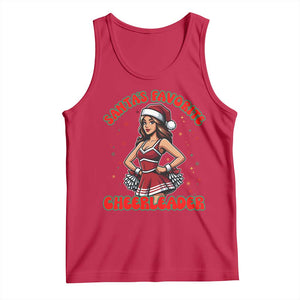 Santa Favorite Cheerleader Tank Top Funny Christmas Cheer Gift TS12 Red Print Your Wear