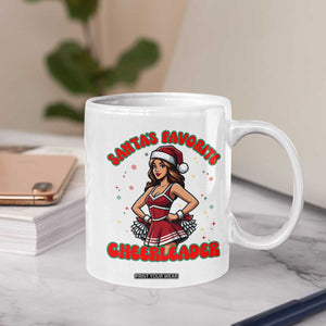 Santa Favorite Cheerleader Coffee Mug Funny Christmas Cheer Gift TS12 Print Your Wear
