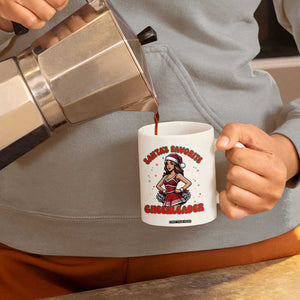 Santa Favorite Cheerleader Coffee Mug Funny Christmas Cheer Gift TS12 Print Your Wear