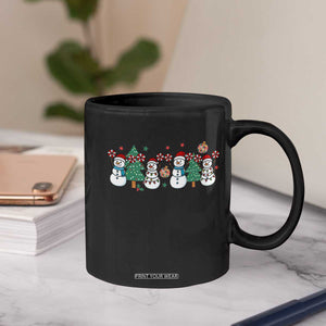 Funny Christmas Cheer Gift Coffee Mug Santa Snowman Cheerleaders TS12 Print Your Wear