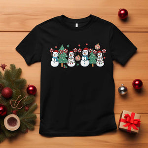 Funny Christmas Cheer Gift T Shirt Santa Snowman Cheerleaders TS12 Black Print Your Wear