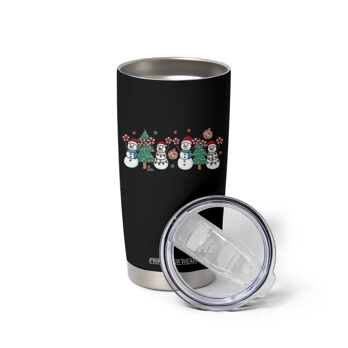 Funny Christmas Cheer Gift Tumbler Cup Santa Snowman Cheerleaders TS12 Print Your Wear