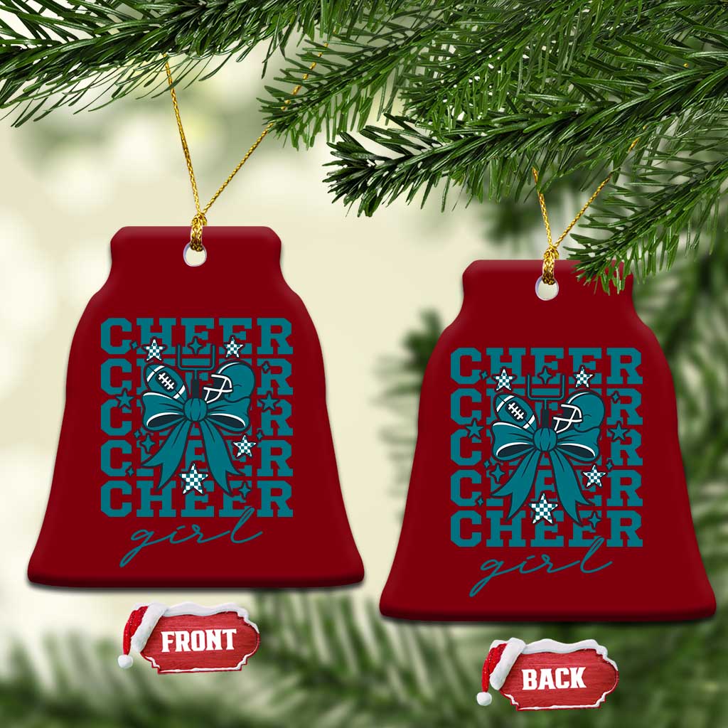 Cheer Girl Football Team Spirit Ceramic Ornament Cheerleading Gift TS12 Print Your Wear