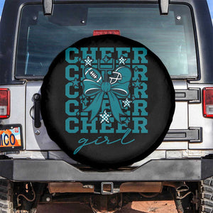 Cheer Girl Football Team Spirit Spare Tire Cover Cheerleading Gift TS12 No hole Black Print Your Wear