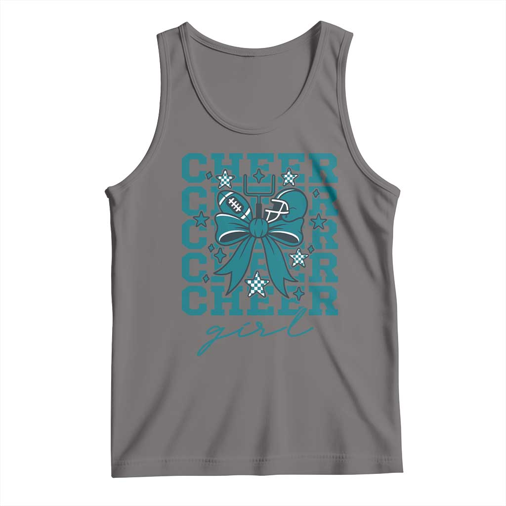 Cheer Girl Football Team Spirit Tank Top Cheerleading Gift TS12 Deep Heather Print Your Wear