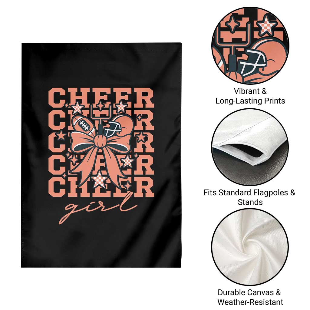 Cheer Girl Football Team Spirit Garden Flag Gift For Cheerleader TS12 Print Your Wear