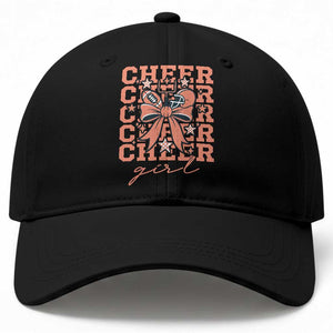Cheer Girl Football Team Spirit Baseball Cap Gift For Cheerleader TS12 Print Your Wear