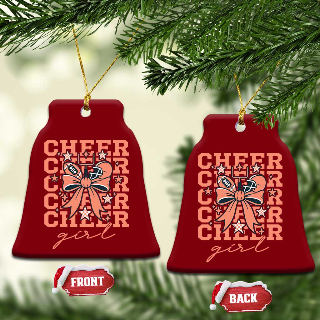 Cheer Girl Football Team Spirit Ceramic Ornament Gift For Cheerleader TS12 Print Your Wear