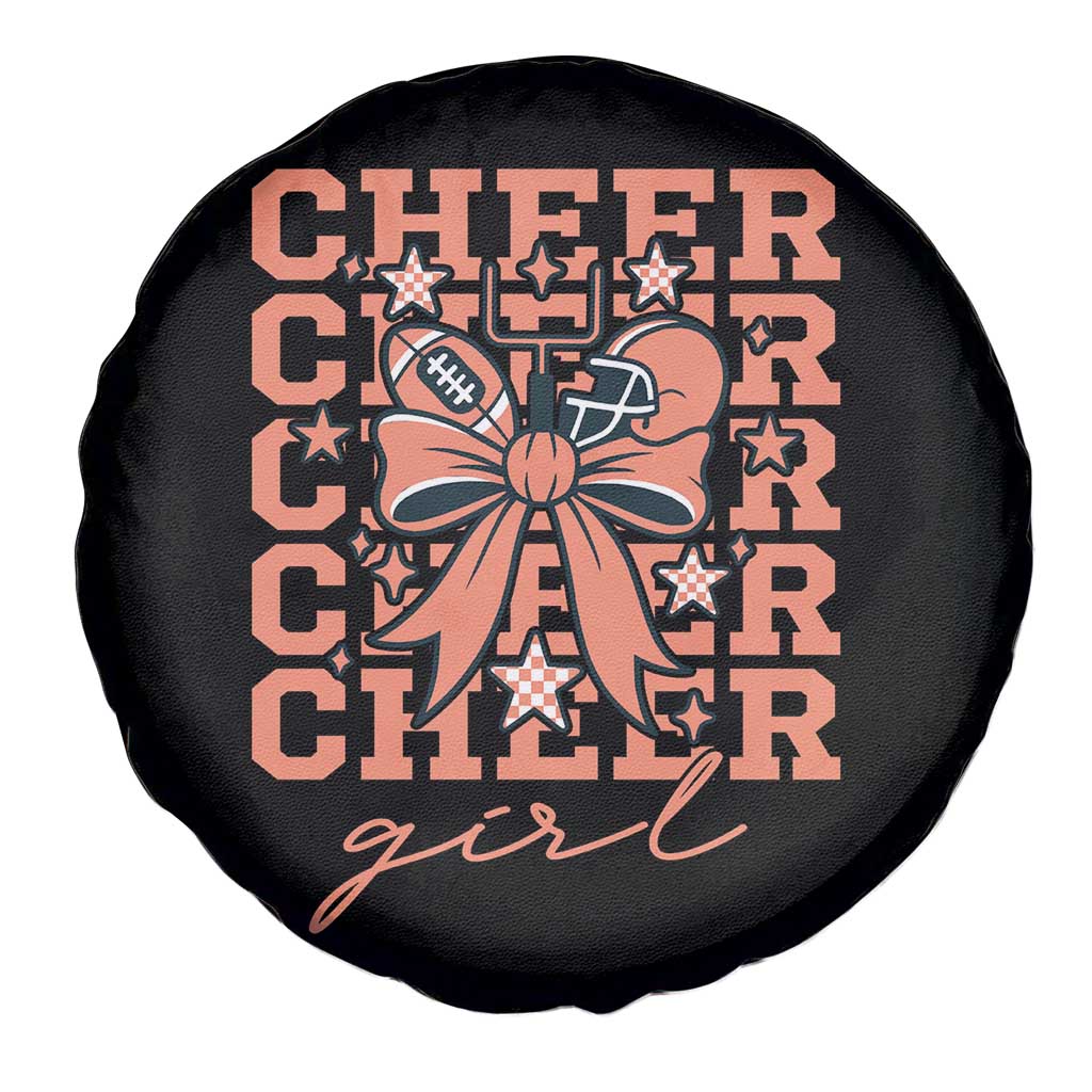Cheer Girl Football Team Spirit Spare Tire Cover Gift For Cheerleader TS12 Print Your Wear