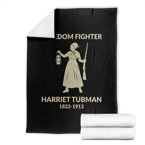 Harriet Tubman Freedom Fighter Throw Blanket History Lover Gift TS12 Black Print Your Wear