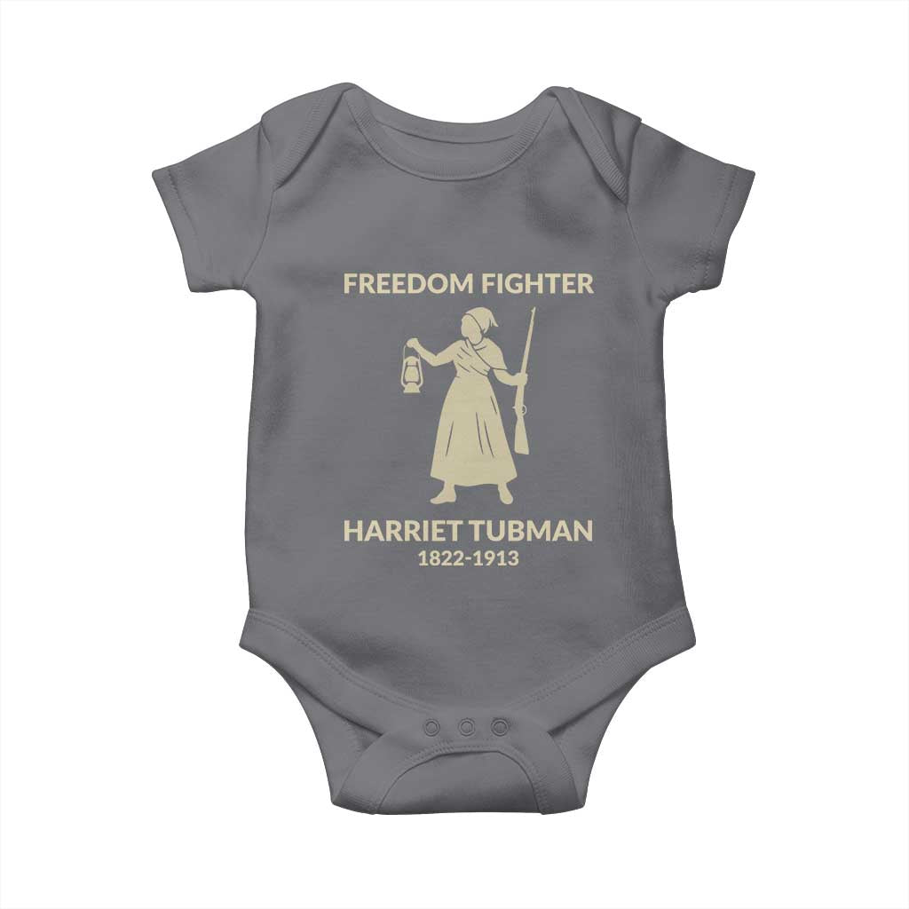Harriet Tubman Freedom Fighter Baby Onesie History Lover Gift TS12 Charcoal Print Your Wear