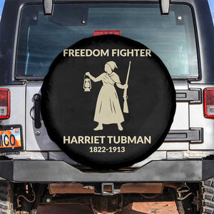 Harriet Tubman Freedom Fighter Spare Tire Cover History Lover Gift TS12 No hole Black Print Your Wear