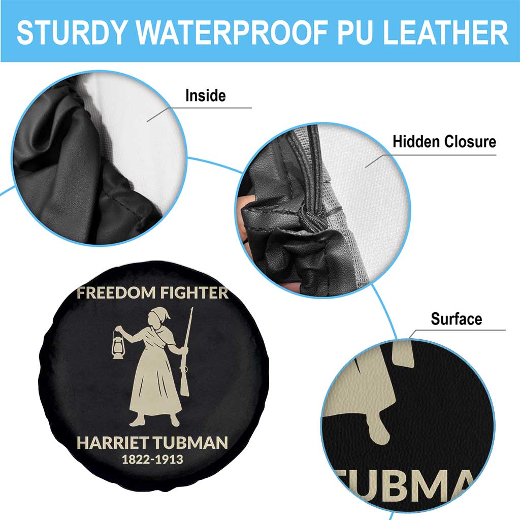 Harriet Tubman Freedom Fighter Spare Tire Cover History Lover Gift TS12 Print Your Wear