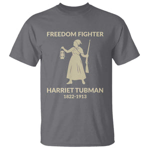 Harriet Tubman Freedom Fighter T Shirt History Lover Gift TS12 Charcoal Print Your Wear
