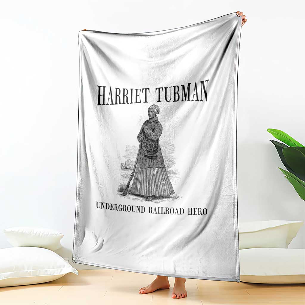 Harriet Tubman Throw Blanket Underground Railroad Freedom Leader TS12 Print Your Wear