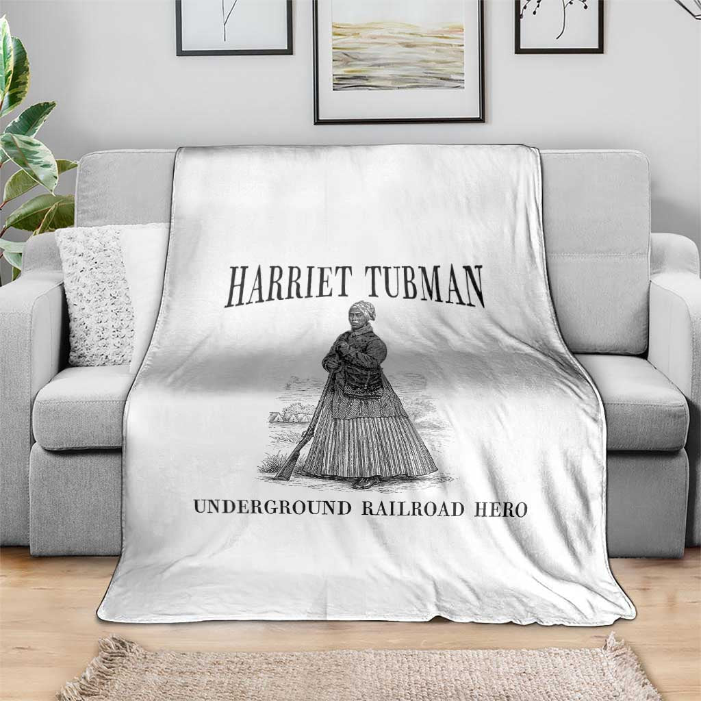 Harriet Tubman Throw Blanket Underground Railroad Freedom Leader TS12 Print Your Wear