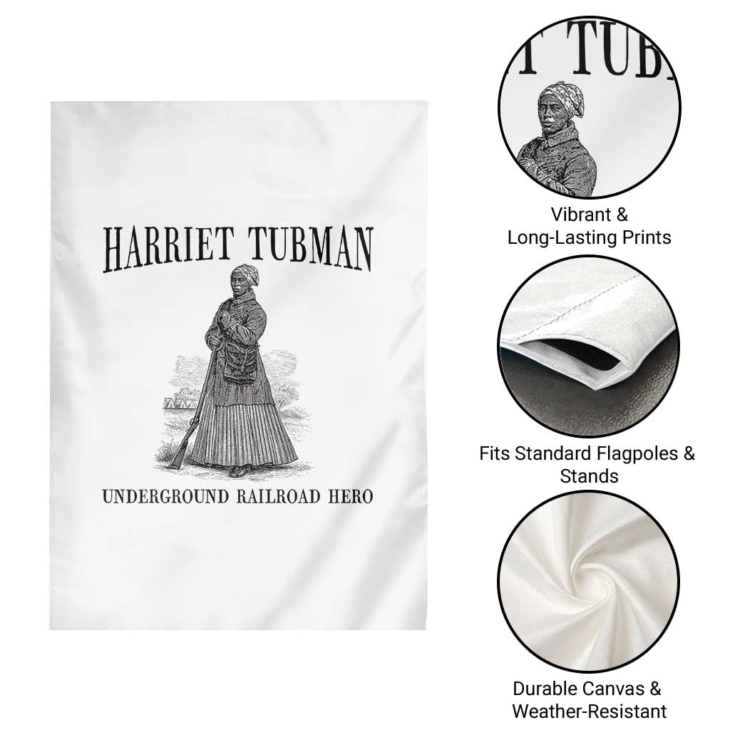 Harriet Tubman Garden Flag Underground Railroad Freedom Leader TS12 Print Your Wear