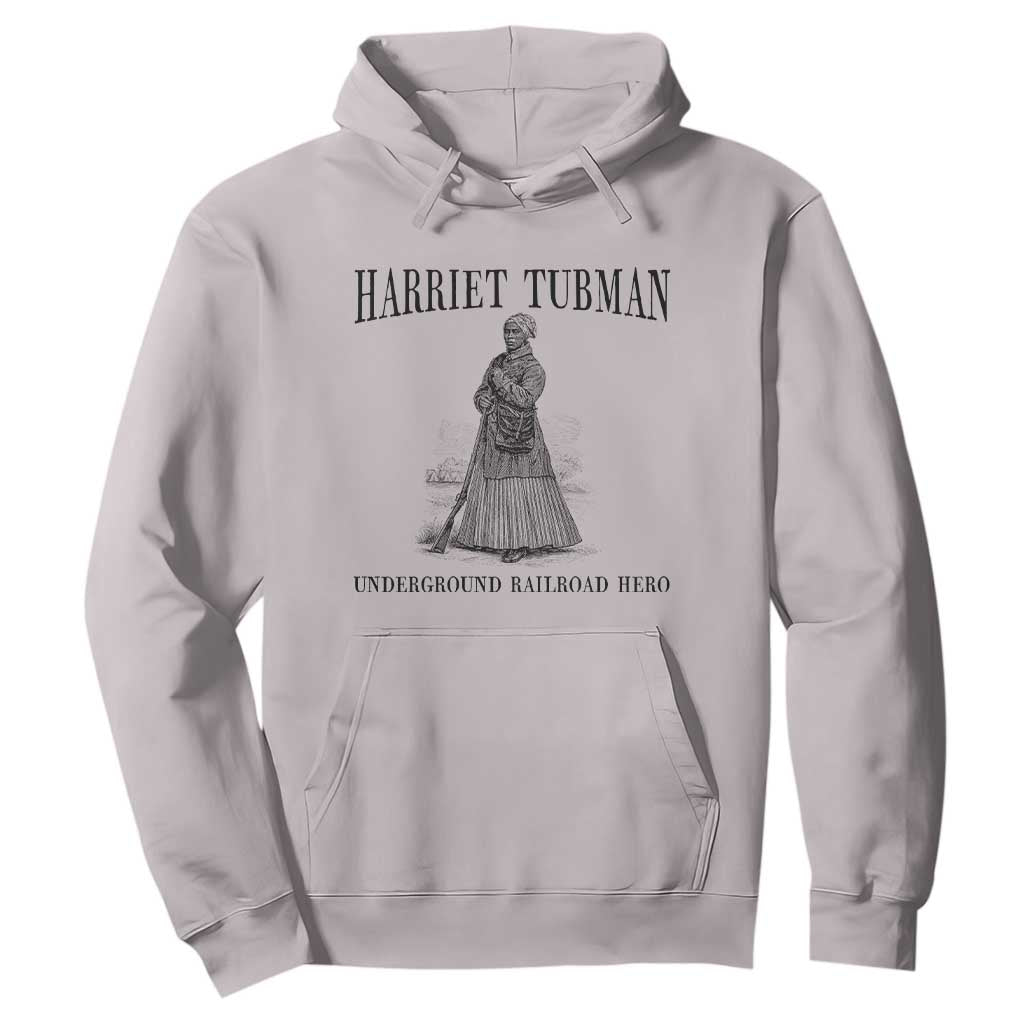 Harriet Tubman Hoodie Underground Railroad Freedom Leader TS12 Ice Gray Print Your Wear