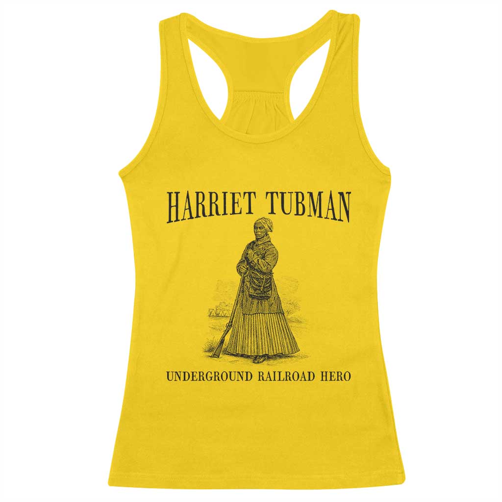 Harriet Tubman Racerback Tank Top Underground Railroad Freedom Leader TS12 Daisy Print Your Wear
