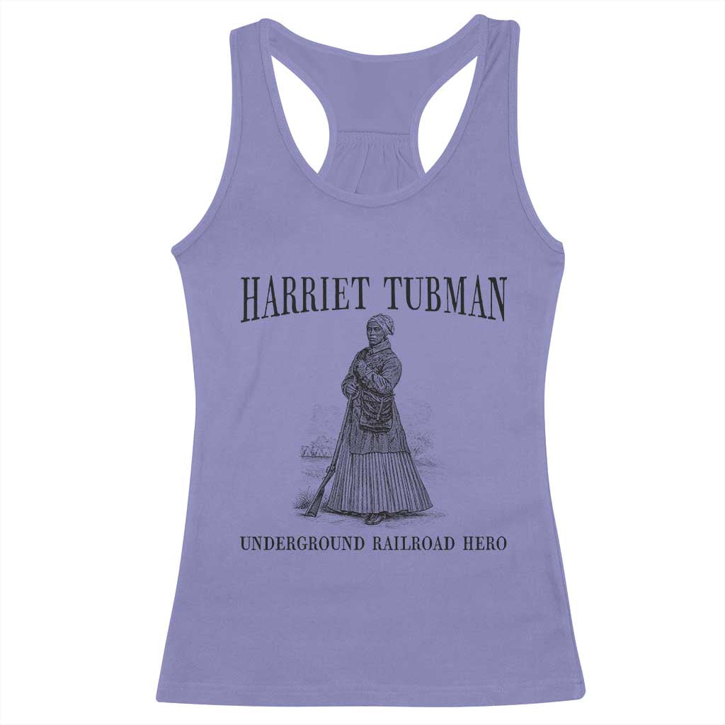 Harriet Tubman Racerback Tank Top Underground Railroad Freedom Leader TS12 Violet Print Your Wear