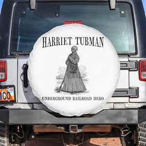 Harriet Tubman Spare Tire Cover Underground Railroad Freedom Leader TS12 No hole White Print Your Wear