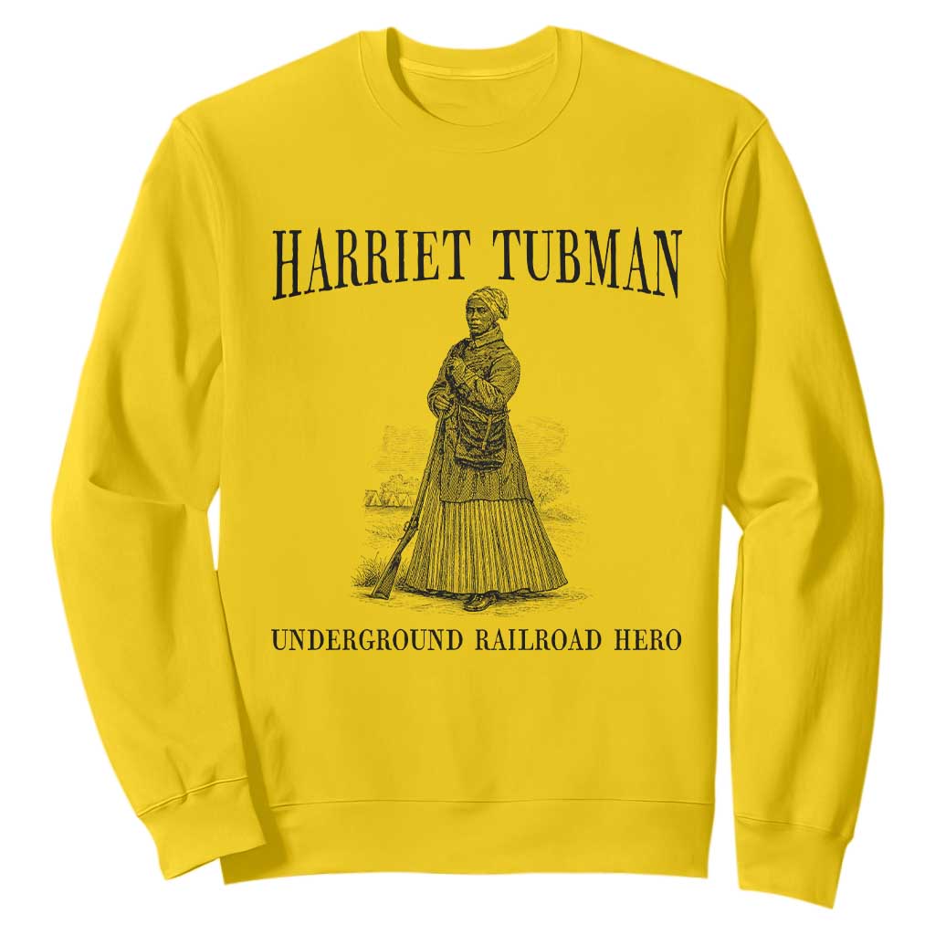 Harriet Tubman Sweatshirt Underground Railroad Freedom Leader TS12 Daisy Print Your Wear