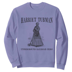 Harriet Tubman Sweatshirt Underground Railroad Freedom Leader TS12 Violet Print Your Wear