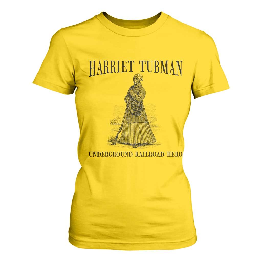 Harriet Tubman T Shirt For Women Underground Railroad Freedom Leader TS12 Daisy Print Your Wear