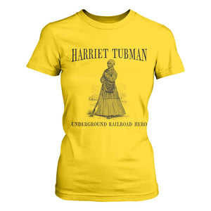 Harriet Tubman T Shirt For Women Underground Railroad Freedom Leader TS12 Daisy Print Your Wear