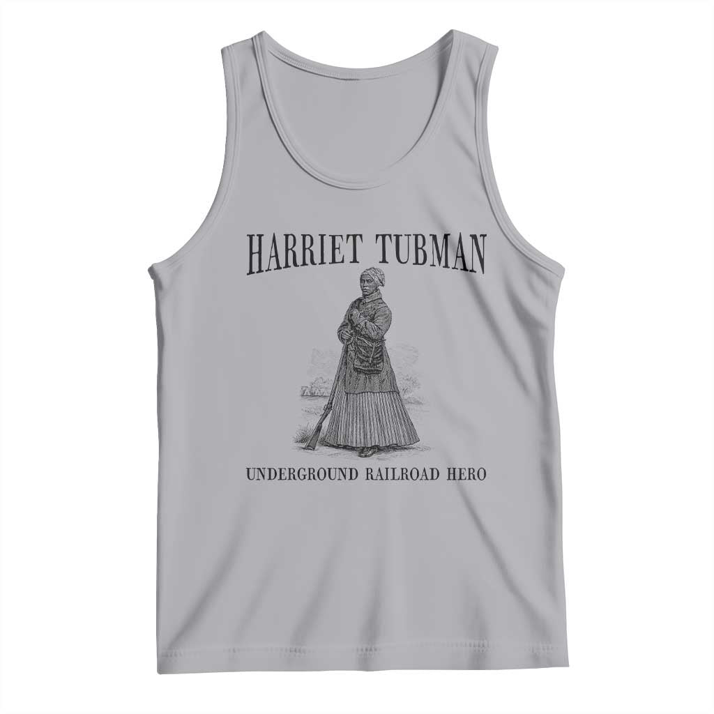 Harriet Tubman Tank Top Underground Railroad Freedom Leader TS12 Athletic Heather Print Your Wear