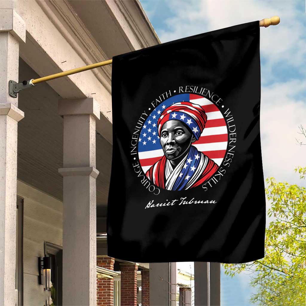 Harriet Tubman Patriotic Garden Flag Black History Month Gift TS12 Print Your Wear