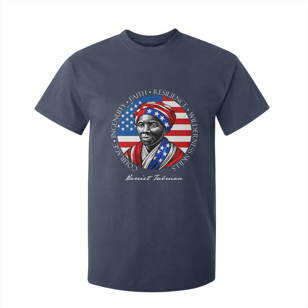 Harriet Tubman Patriotic T Shirt For Kid Black History Month Gift TS12 Navy Print Your Wear