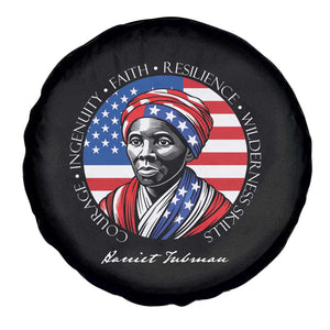 Harriet Tubman Patriotic Spare Tire Cover Black History Month Gift TS12 Print Your Wear
