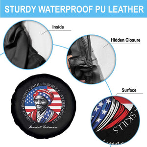 Harriet Tubman Patriotic Spare Tire Cover Black History Month Gift TS12 Print Your Wear