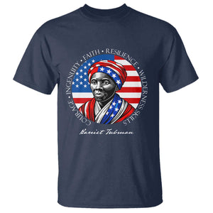 Harriet Tubman Patriotic T Shirt Black History Month Gift TS12 Navy Print Your Wear