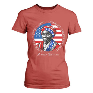 Harriet Tubman Patriotic T Shirt For Women Black History Month Gift TS12 Red Print Your Wear