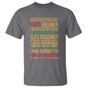 Harriet Tubman Powerful Quote T Shirt Strong Black Women Pride TS12 Charcoal Print Your Wear