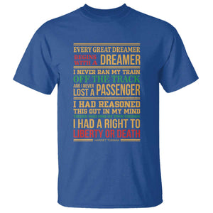 Harriet Tubman Powerful Quote T Shirt Strong Black Women Pride TS12 Royal Blue Print Your Wear