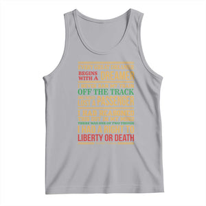 Harriet Tubman Powerful Quote Tank Top Strong Black Women Pride TS12 Athletic Heather Print Your Wear