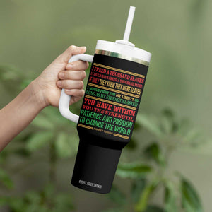 Harriet Tubman Powerful Quote Tumbler With Handle Female Empowerment History Gift TS12 Print Your Wear