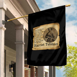 Harriet Tubman Quote Garden Flag Liberty Or Death Empowerment Gift TS12 Print Your Wear