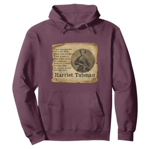 Harriet Tubman Quote Hoodie Liberty Or Death Empowerment Gift TS12 Maroon Print Your Wear
