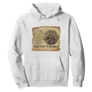 Harriet Tubman Quote Hoodie Liberty Or Death Empowerment Gift TS12 White Print Your Wear