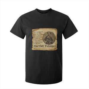 Harriet Tubman Quote T Shirt For Kid Liberty Or Death Empowerment Gift TS12 Black Print Your Wear