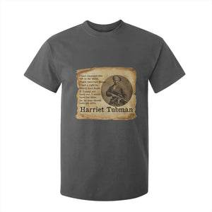 Harriet Tubman Quote T Shirt For Kid Liberty Or Death Empowerment Gift TS12 Dark Heather Print Your Wear