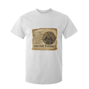 Harriet Tubman Quote T Shirt For Kid Liberty Or Death Empowerment Gift TS12 White Print Your Wear